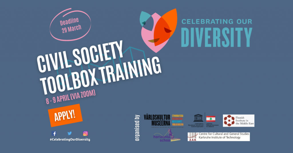 Civil Society Toolbox training event banner.